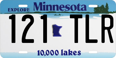 MN license plate 121TLR