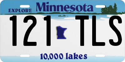 MN license plate 121TLS