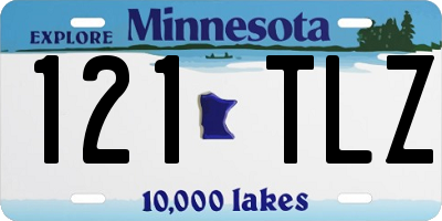 MN license plate 121TLZ