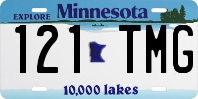 MN license plate 121TMG