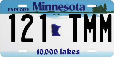 MN license plate 121TMM