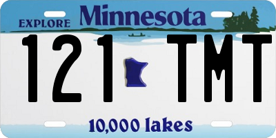 MN license plate 121TMT