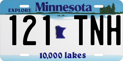 MN license plate 121TNH