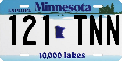 MN license plate 121TNN