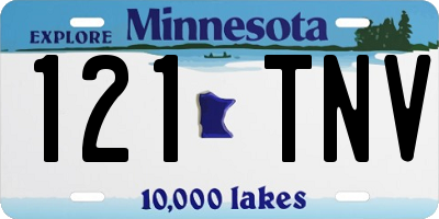 MN license plate 121TNV
