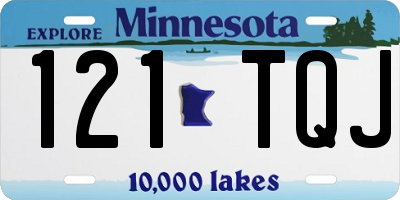 MN license plate 121TQJ