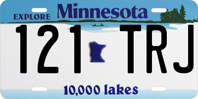 MN license plate 121TRJ