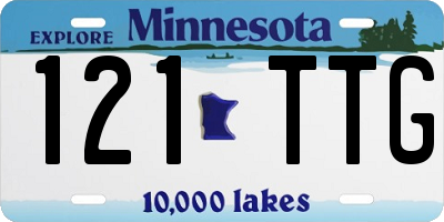 MN license plate 121TTG
