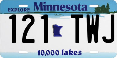 MN license plate 121TWJ