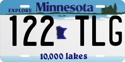 MN license plate 122TLG