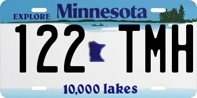 MN license plate 122TMH