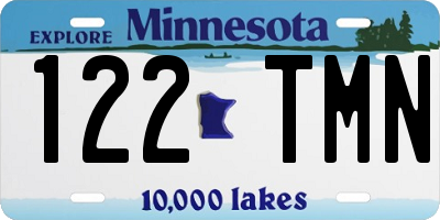 MN license plate 122TMN
