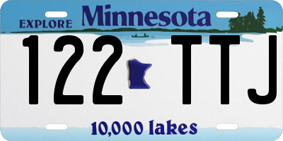 MN license plate 122TTJ