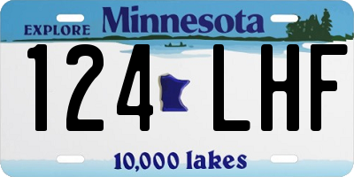 MN license plate 124LHF