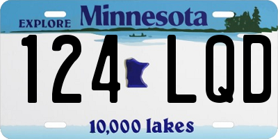 MN license plate 124LQD