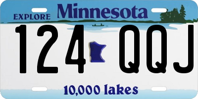 MN license plate 124QQJ