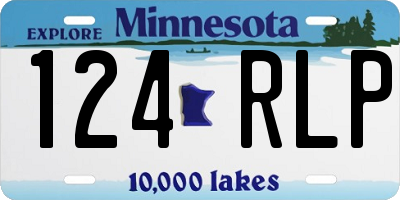 MN license plate 124RLP