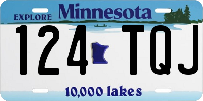 MN license plate 124TQJ