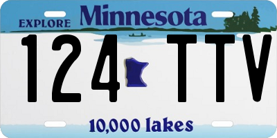MN license plate 124TTV
