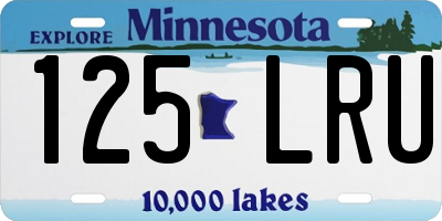 MN license plate 125LRU