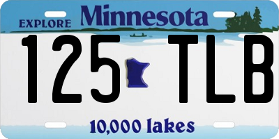 MN license plate 125TLB