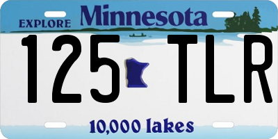 MN license plate 125TLR