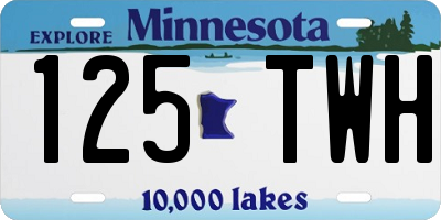 MN license plate 125TWH