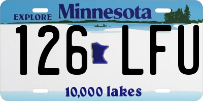 MN license plate 126LFU