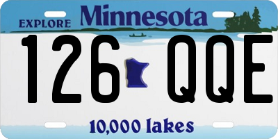 MN license plate 126QQE
