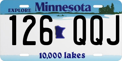 MN license plate 126QQJ