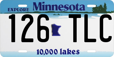 MN license plate 126TLC