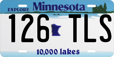 MN license plate 126TLS