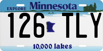 MN license plate 126TLY