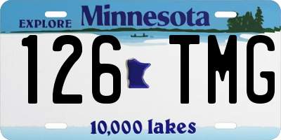 MN license plate 126TMG