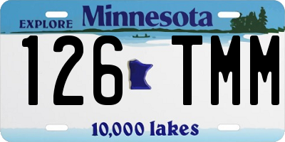 MN license plate 126TMM