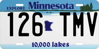 MN license plate 126TMV