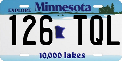 MN license plate 126TQL