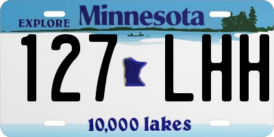 MN license plate 127LHH