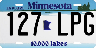 MN license plate 127LPG