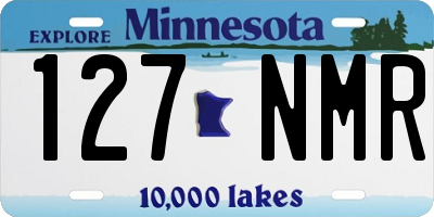 MN license plate 127NMR