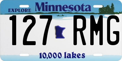 MN license plate 127RMG
