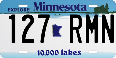 MN license plate 127RMN