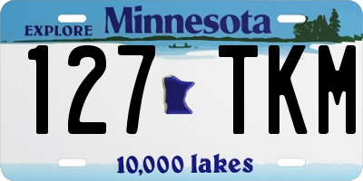 MN license plate 127TKM