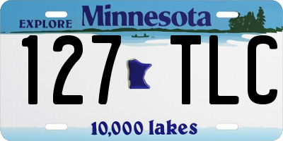 MN license plate 127TLC