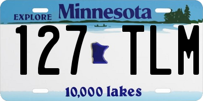 MN license plate 127TLM