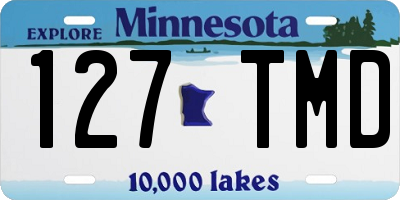 MN license plate 127TMD
