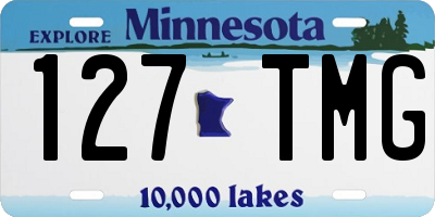 MN license plate 127TMG