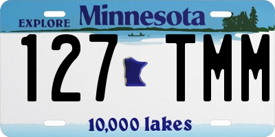 MN license plate 127TMM