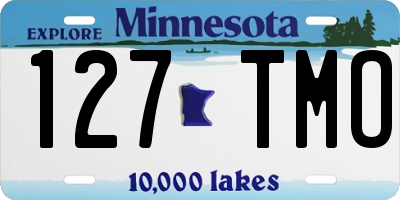 MN license plate 127TMO