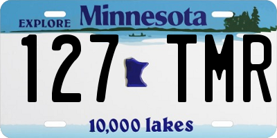 MN license plate 127TMR